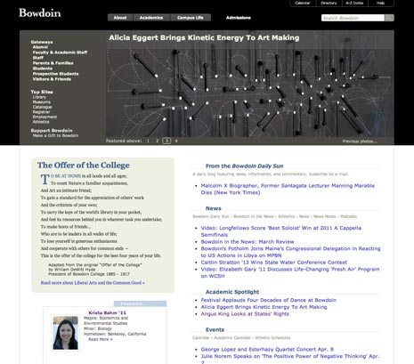 Bowdoin College Home Page